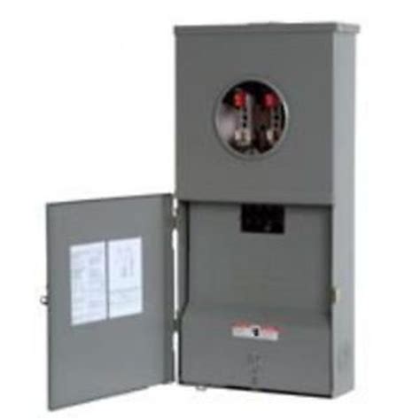 electric meter box with breaker 200 amp|200 amp meter and disconnect.